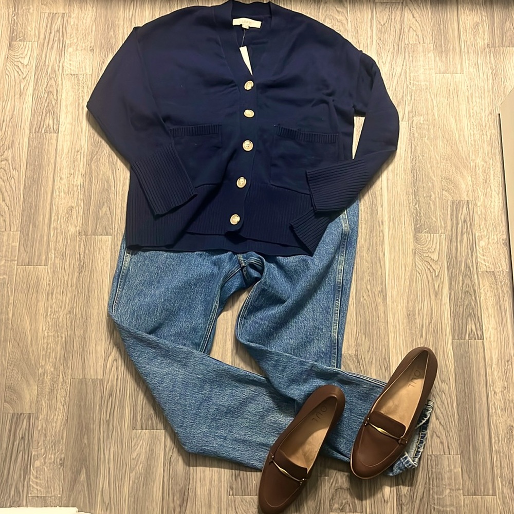 LOFT girlfriend cardigan